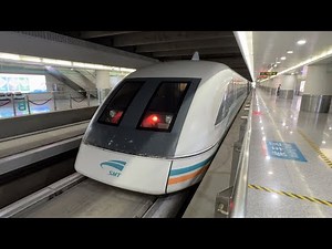 HIGH SPEED SHANGHAI MAGLEV! Full 300km/h Journey from Pudong Airport to Longyang Road