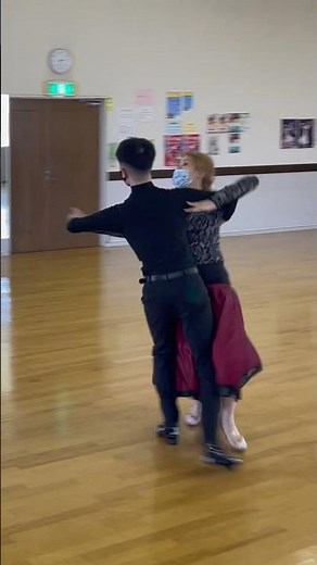 Tango Practice Log (FallawayWhisk, Chase, StopLock, Check, Twist, Ronde) 2023.3.2 PLOG #shorts