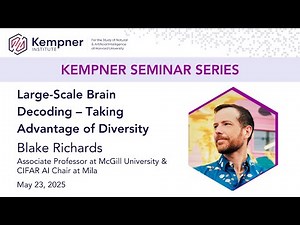 Large-Scale Brain Decoding – Taking Advantage of Diversity with Blake Richards