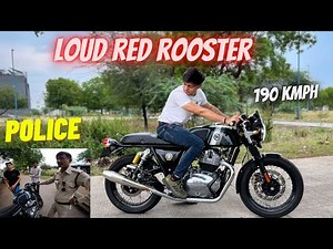 Riding Loud GT 650 with Red Rooster Exhaust | Caught by Cops | 2023 GT650 |