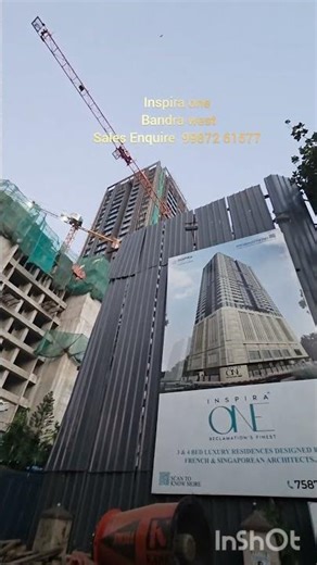 Inspira One Bandra west New Launched Project Luxurious 3bhk 4bhk & 5bhk Sales office 99872 61577