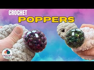 Crochet Popper Squishy Stress Relieve Ball