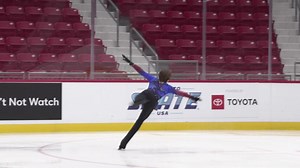 Watch 2022 U.S. International Classic Clip: American Malinin lands first quad Axel in history - NBC.com
