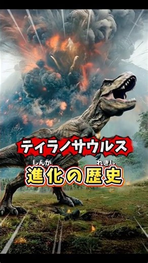 [History of Evolution ①] Tyrannosaurus Rex Edition #dinosaur #tyrannosaurus #evolution #ultimatek...