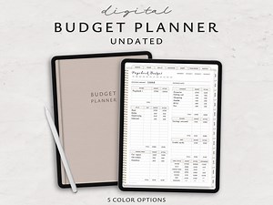 Digital Budget Planner: Paycheck, Monthly, Savings Trackers (goodnotes) - Etsy