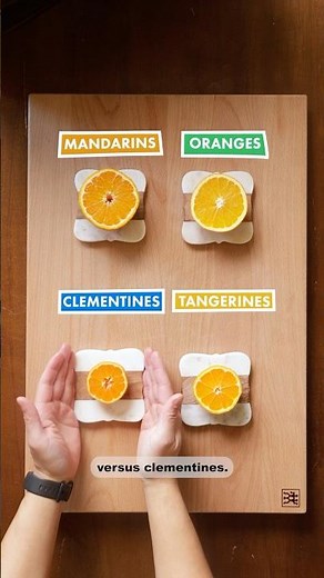Mandarins vs Oranges vs Tangerines vs Clementines. What’s the difference?