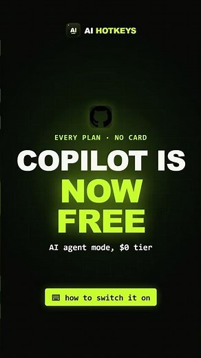 GitHub Copilot Is Now Free on Every Plan