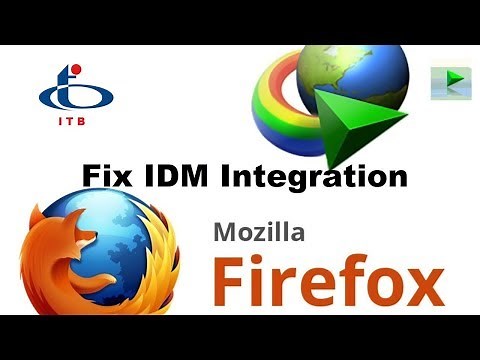 How to Fix IDM Integration with Firefox 2018 | IDM integration for Firefox