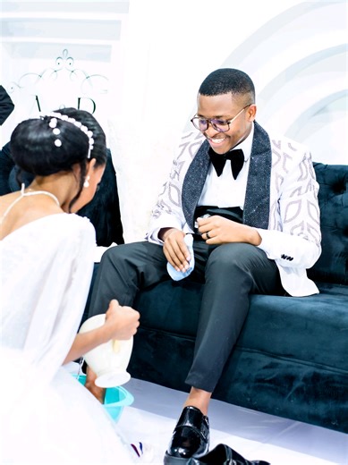 Washing of Feet Ceremony Highlights from Our Wedding