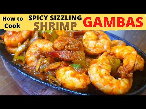 SPICY Sizzling Shrimp GAMBAS | How to cook Gambas Aljillo Recipe | By Minang's Kitchen