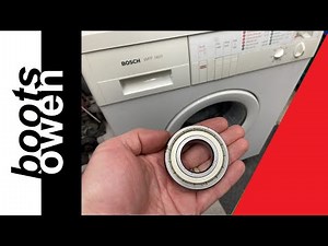 New motor bearings on a washing machine motor: Bosch WFF1401: Full process
