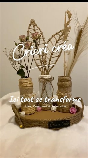 0€ transforme ton dessous de plat en liège en plateau déco naturelle #shorts #recyclage #diy