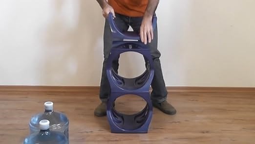 Stackable Water Bottle Storage Rack Installation Video