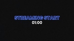 Animated Text Streaming Start 1 Minute Stock Footage Video (100% Royalty-free) 3493734381 | Shutterstock