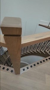 Wooden Handrail & Metal Pickets Installed | Modern Stair Upgrade by KING Stairs