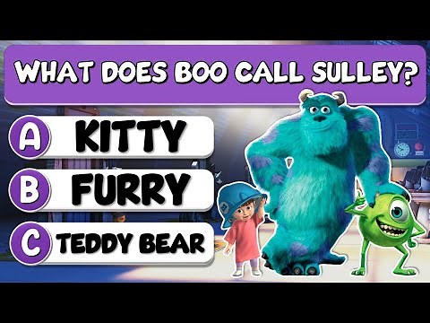 "MONSTERS, INC." QUIZ! | How Much Do You Know About "MONSTERS, INC."? | MOVIE QUIZ/TRIVIA/DISNEY