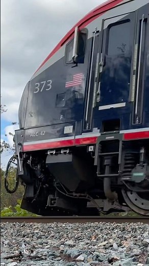 Amtrak’s Cardinal - Swoope, VA #amtrakcardinal #passengertrain #railfanning