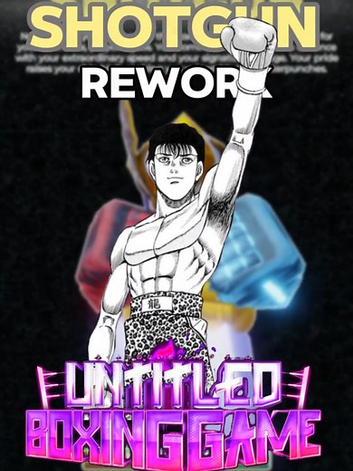 Roblox Untitled Boxing Game: Shotgun Reworked Update