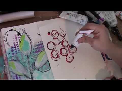 Dina Wakley Introduction to the Fine Tip Applicator