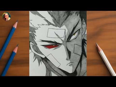 How to Draw Garou | One Punch Man | Step-by-Step Anime Tutorial