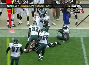 The Cleveland Browns hadn't lost at home. The Philadelphia Eagles hadn't lost a game. This 2004 Overtime THRILLER ended one of those streaks in incredible fashion. #PHIvsCLE | NFL