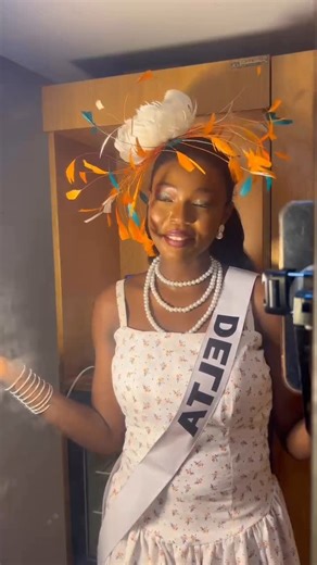 MISS UNIVERSE NIGERIA on Instagram: "The grand stage awaits — just hours away! ⏳ Miss Delta drops her affirmations, reminding us what confidence looks like. 👑 Back her up with your votes — let her shine brighter! 🌟 #MUN2025 #RoadToTheCrown"