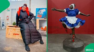 "This is Beautiful": Mary Sibande's masterpieces on display, impress SA