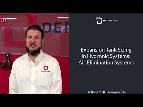 Expansion Tank Sizing in Hydronic Systems: Air Elimination Systems