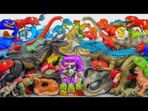 Jurassic World Unboxing and Review ASMR | Tyrannosaurus Rex Velociraptor Spinosaurus Dinosaur