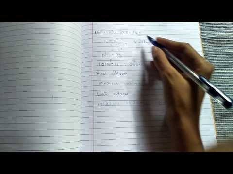 HOW TO FIND FIRST ADDRESS,LAST ADDRESS AND NO. OF NETWORK