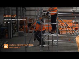 Catari US®: Disassembling suspended scaffold 2/2