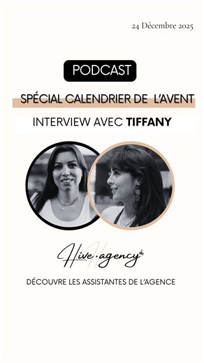 Lucie, CEO de Hive Agency, une agence d’assistantes virtuelles on Instagram: "🎄case 24, découverte de Tiffany, que j’adore ma pépite de la gestion, de la micro, de la compta, c’est une douceur et je suis très fière de l’avoir dans l’agence elle est devenue un pilier de la Hive. Merci TIFF pour tout @tiffanymenu 🎧 Belle écoute le lien est en bio"