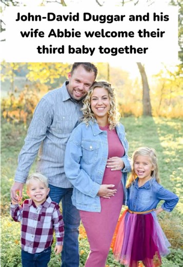John-David Duggar and his wife Abbie welcome their third baby together #duggarfamily #duggar #duggars #birthannoucement #babyannouncement