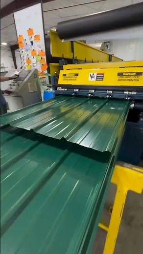 tin roof making machine #shortvideo