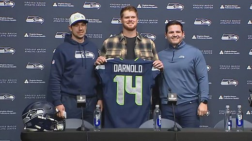 Seahawks introduce Sam Darnold as Seattle's new quarterback