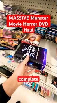 MASSIVE Monster Movie & Horror DVD Haul at the Thrift Shop! 👹 📀 🎥