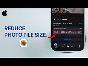 How to Reduce Photo File Size on iPhone?