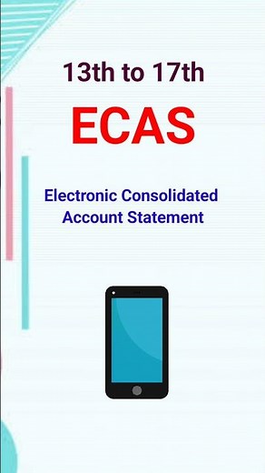 ECAS Statement | Electronic Consolidated Account Statement | #ECAS#CAS #CDSL #NSDL