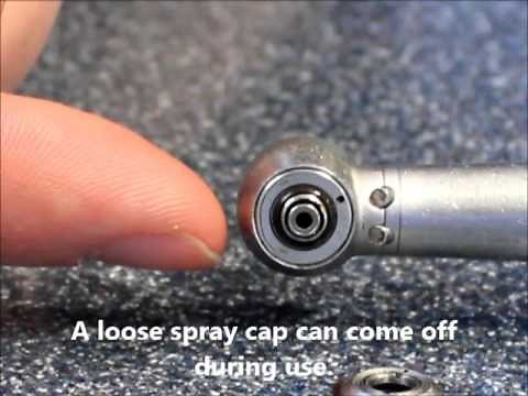 Dental high speed (air turbine) handpiece inspection