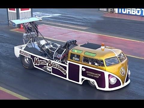 Mental Breakdown - 1700bhp VW Bus Dragster - 7.6 @ 182mph