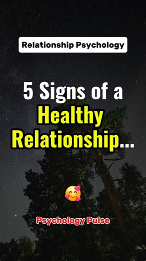 5 Signs of a Healthy Relationship... 🔐❤️ #shorts #psychology
