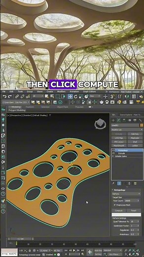 How to make a 3DS MAX modelling for shades easily!