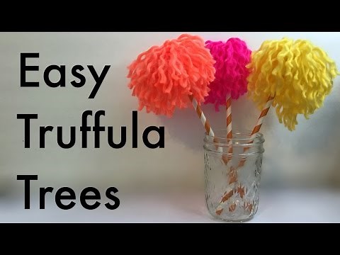 Dr. Seuss Crafts: Make Easy Truffula Trees from The Lorax