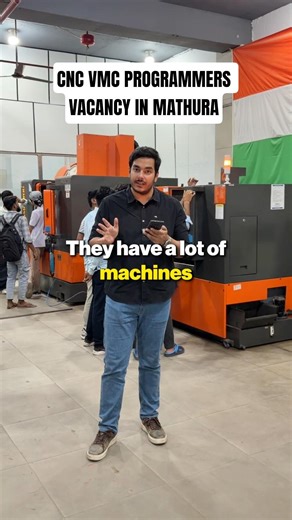 CNC VMC Programming Job in Mathura | Campus Placement Update at RVM CAD Faridabad