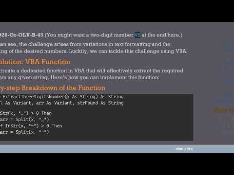 How to Extract the First Instance of Digits in a Cell with a Specified Length in VBA