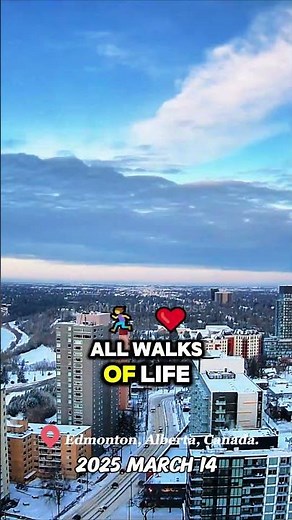 Edmonton’s Stunning Winter Sky! 24-Hour Time-Lapse of Passing Clouds & Light Snow (March 14, 2025)