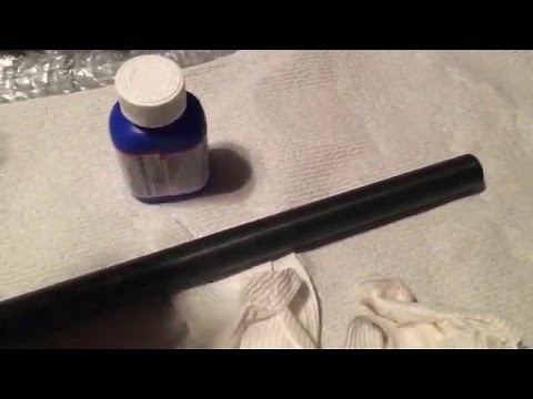 Using Perma Blue Gun & Tool Blueing Liquid