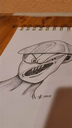 Weird Face Sketches - Bad Day Aunti Cold Fish -