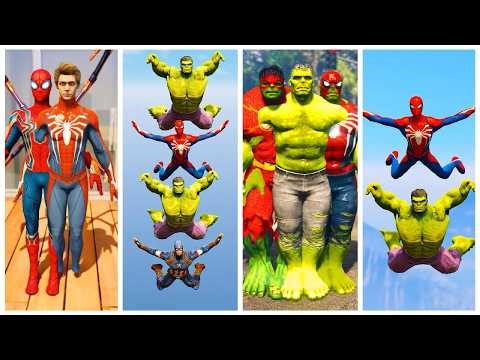 SUPERHERO MEGA BATLLE #8 MARVEL AND DC SUPERHERO BATTLE SPIDERMAN VS HULK VS IRONMAN VS FLASH