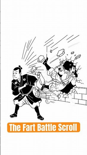 The Japanese Fart Battle Scroll (He-gassen)